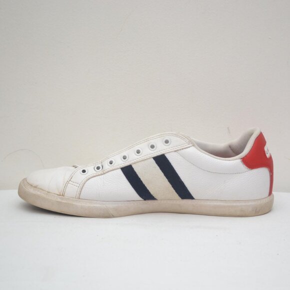 Lacoste Men's Grad Vulc 120 Stripe Sneakers Pre Owned Size 11 - Picture 2 of 7